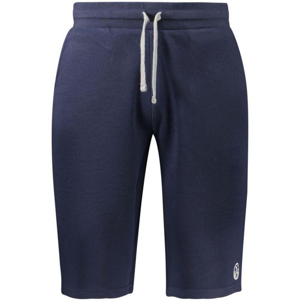 North Sails Cotton Sweatpant with Elastic Cuffs Men Blue Bottoms